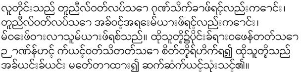myanmar language root